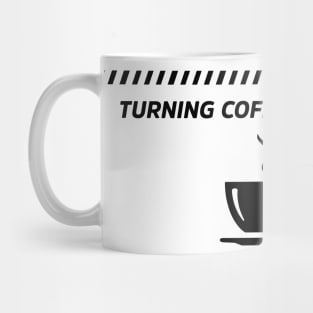 Turning Coffee Into Code - Funny Programming Jokes - Light Color Mug